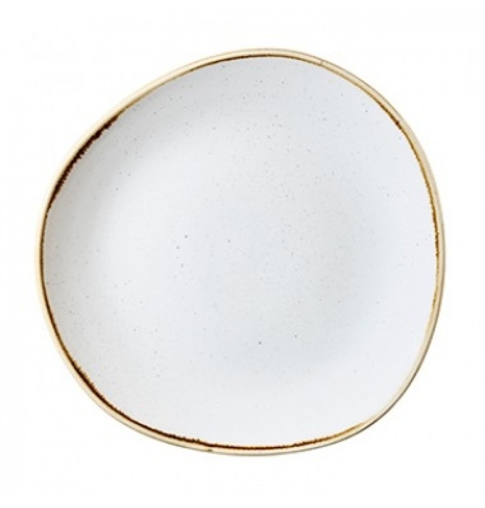Farfurie rotunda, din portelan super-vitrifiat  de culoare Barley White, glazurata pe toata suprafata, diametru 286mm