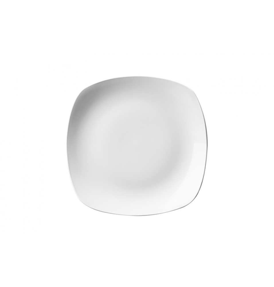 Farfurie plata patrata, portelan, dimensiuni: 293x293mm