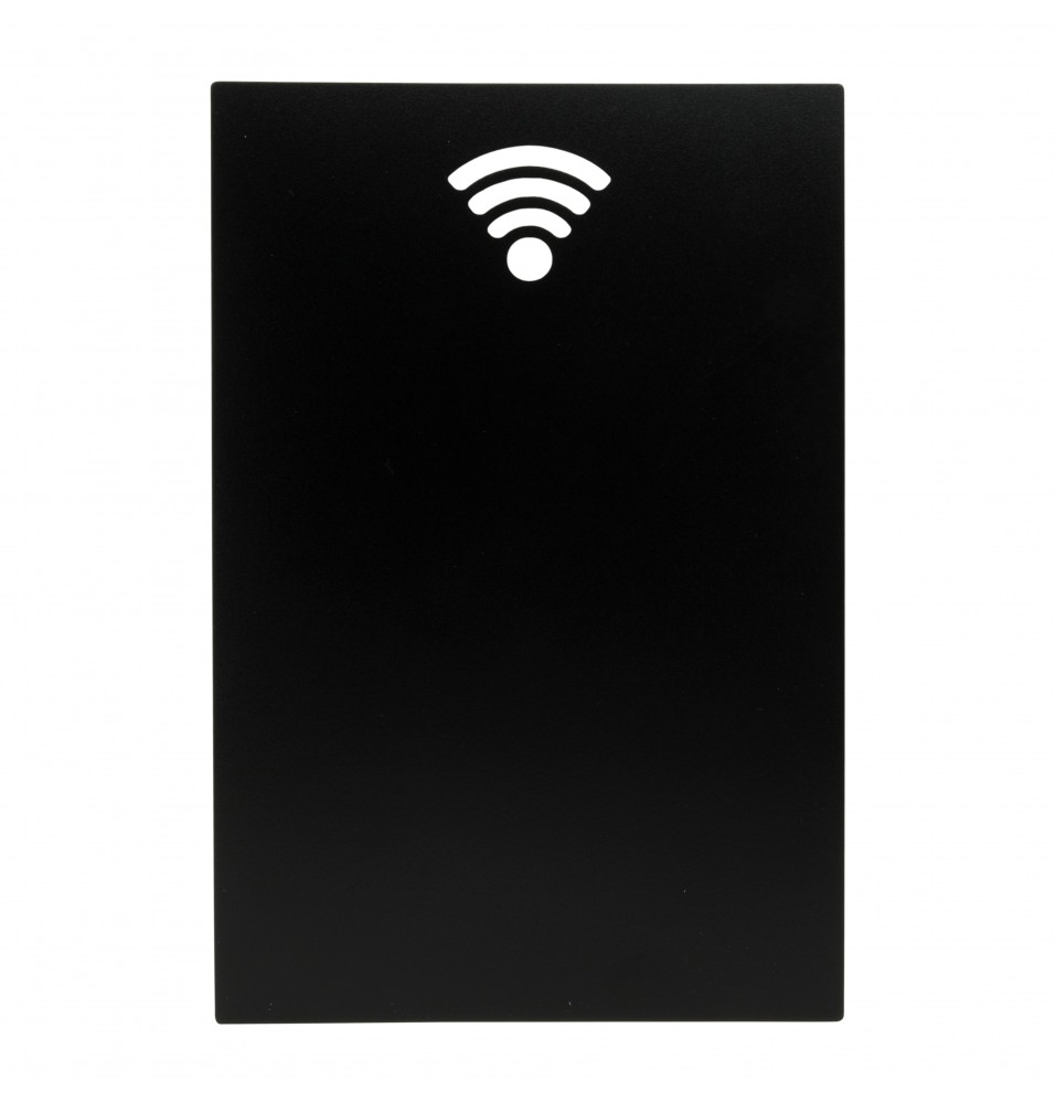 Tabla neagra, forma WiFi, dimensiuni 250x3x380hmm  