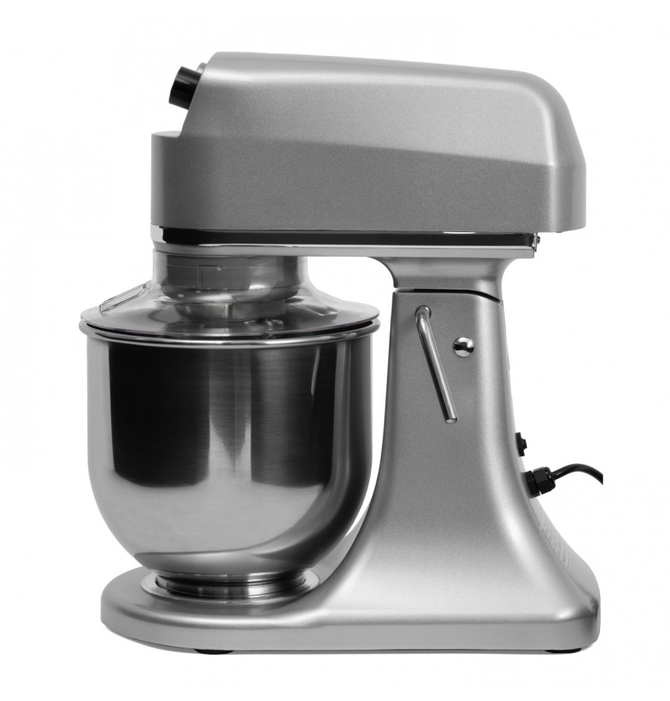 Mixer planetar, capacitate 7 litri, culoare argintiu, dimensiuni 403x236x438hmm