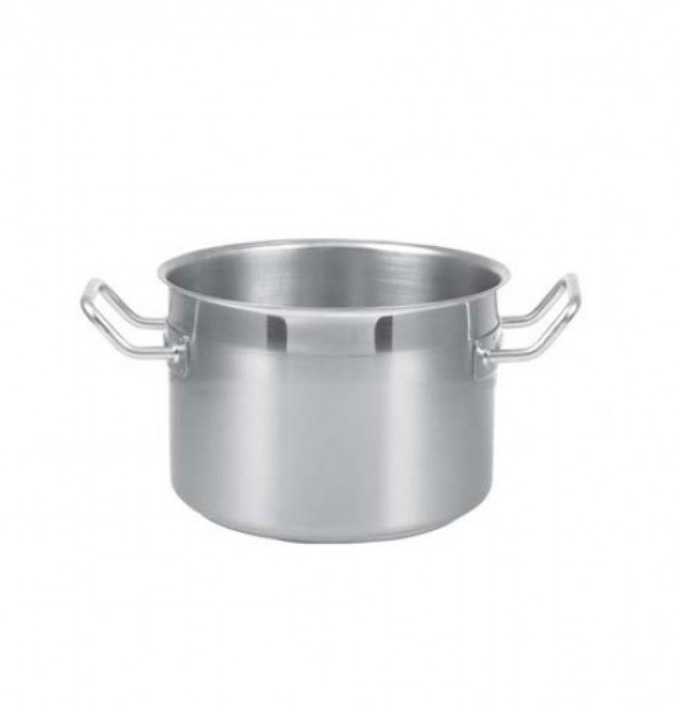 Cratita, capacitate 4 litri, cu 2 manere, din inox, diametru 200mm