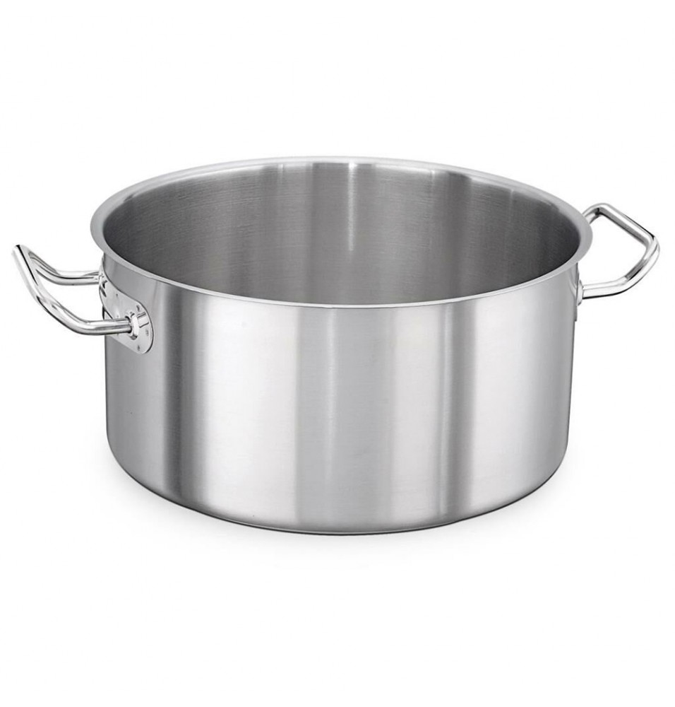 Cratita cu 2 manere, inox cu finisaj satinat, capacitate 12.1 litri, diametru 320mm, inaltime 150mm