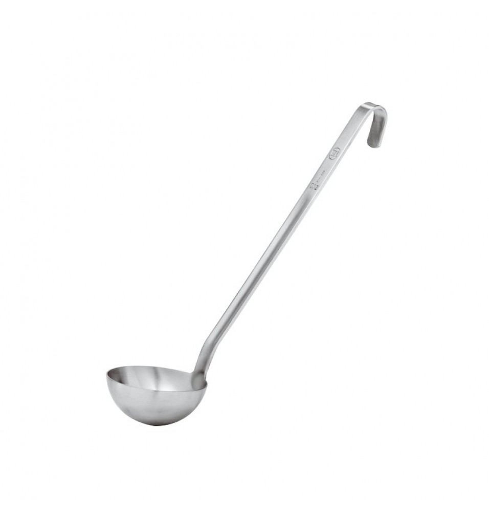 Polonic, monobloc, inox, dimensiune (L mm): 330, diametru 90mm, capacitate: 0.20 litri