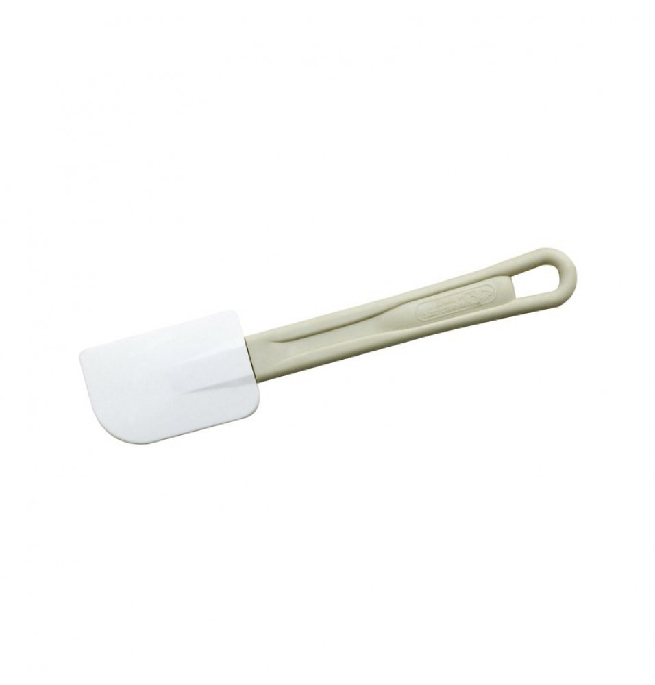 Spatula dreptunghiulara din poliamida cu fibra de sticla, culoare alba, lungime 350mm