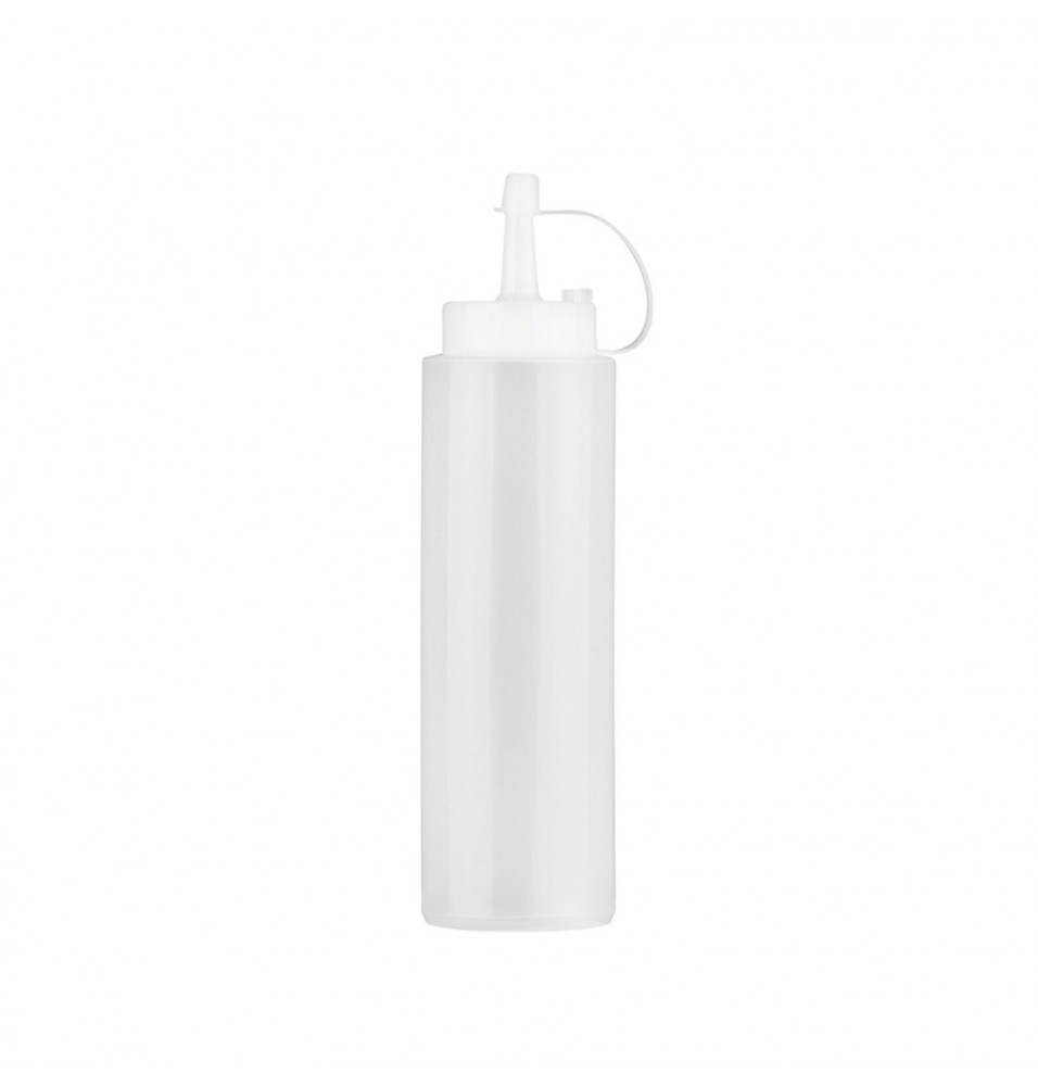 Flacon dozator, capacitate 240ml, culoare alba, polietilena