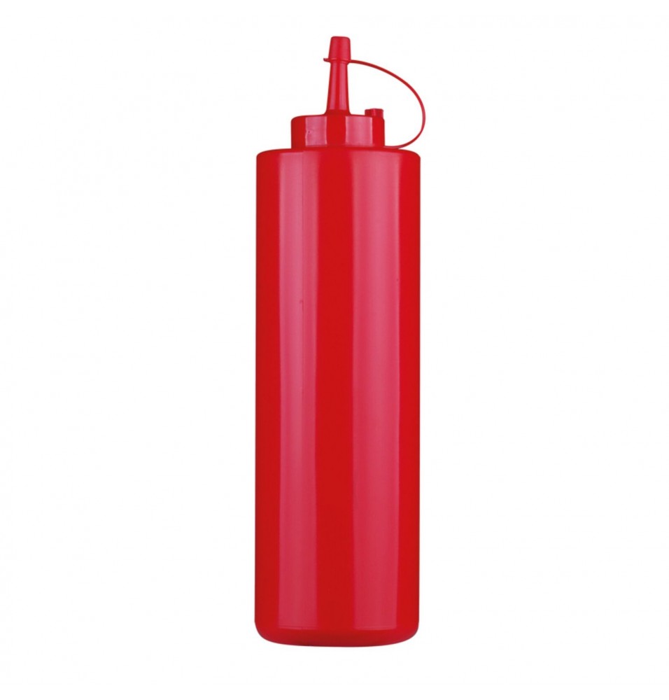 Flacon dozator, capacitate 720 ml, polietilena, culoare rosie
