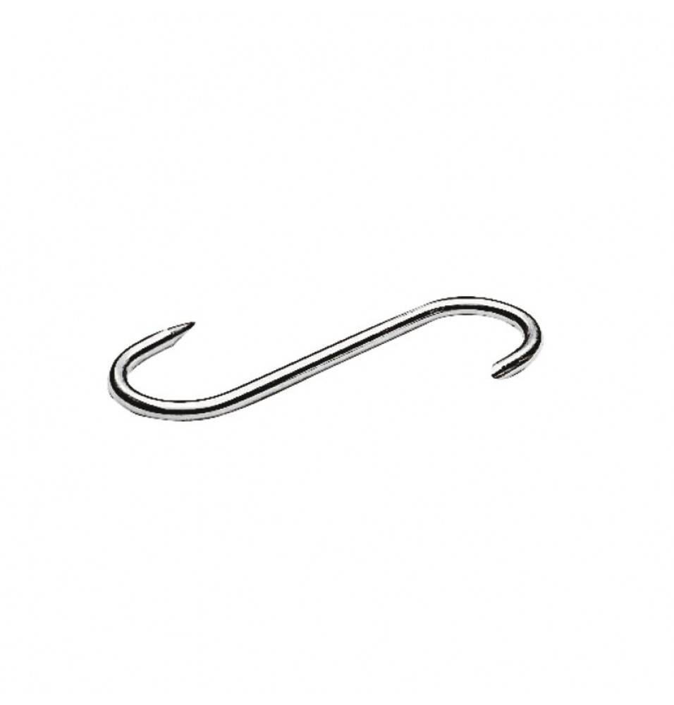 Carlig pentru carne, 1 varf, inox, dimensiune (L): 120mm, diametru 5mm, Paderno