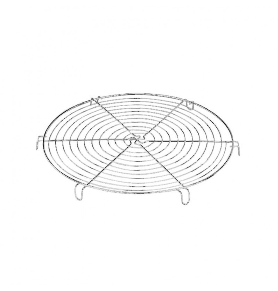 Gratar, rotund, pentru racit dulciuri, otel cositorit, diametru 300mm