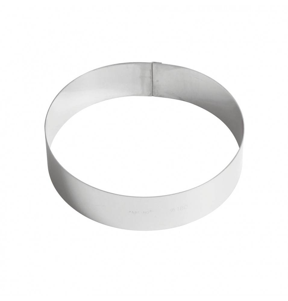 Inel pentru mousse, inox, dimensiune (H mm): 45, diametru 180mm
