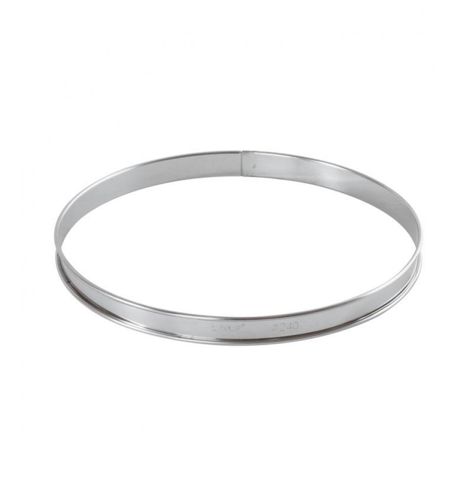 Forma tort, inel inox, dimensiune (H mm): 20, diametru 240mm