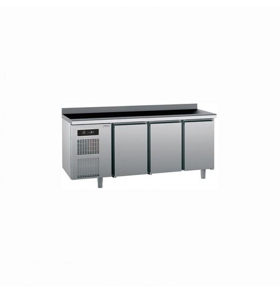Masa rece adosata cu 3 usi, capacitate 434 litri, temperatura 0°C-+10°C, putere 280W