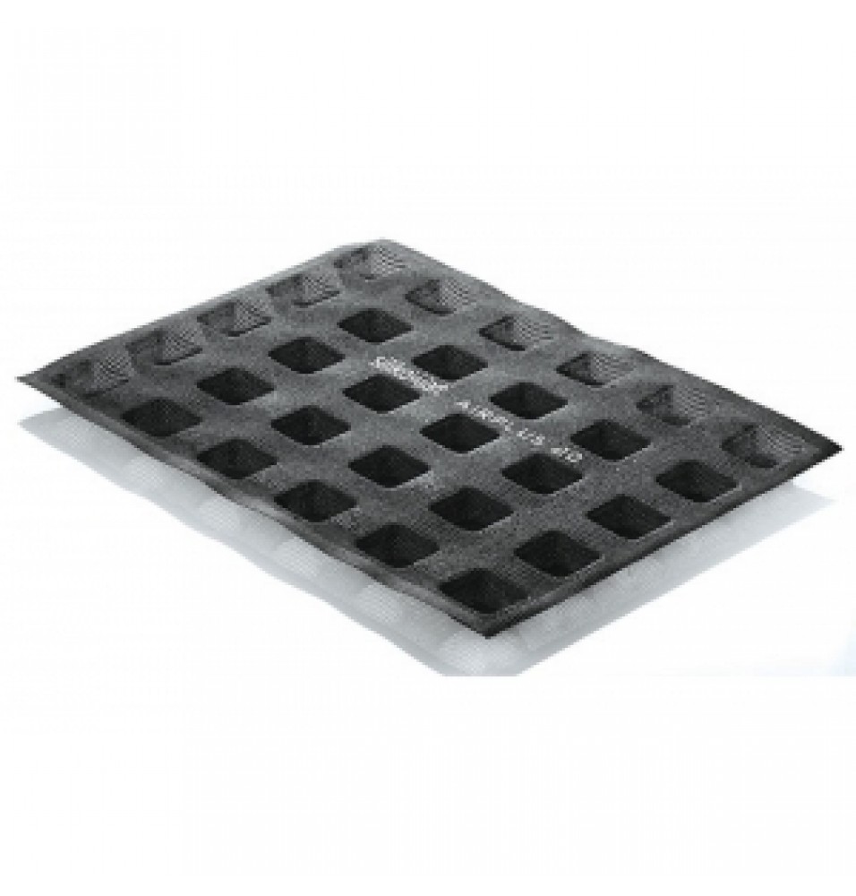 Set Air Plus 20 -forma din fibra de sticla, model Square, culoare neagra, temperatura de lucru -40grC/+230grC