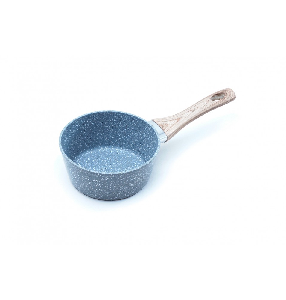 Cratita cu 1 maner, model Stone Cooking, suprafata antiaderenta, diametru 160mm, pretabila si pentru plita cu inductie
