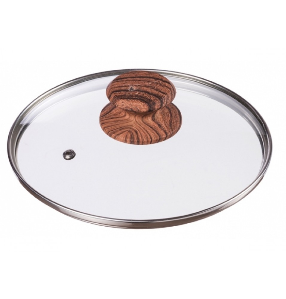 Capac din sticla, gama Black Stone, diametru 200mm