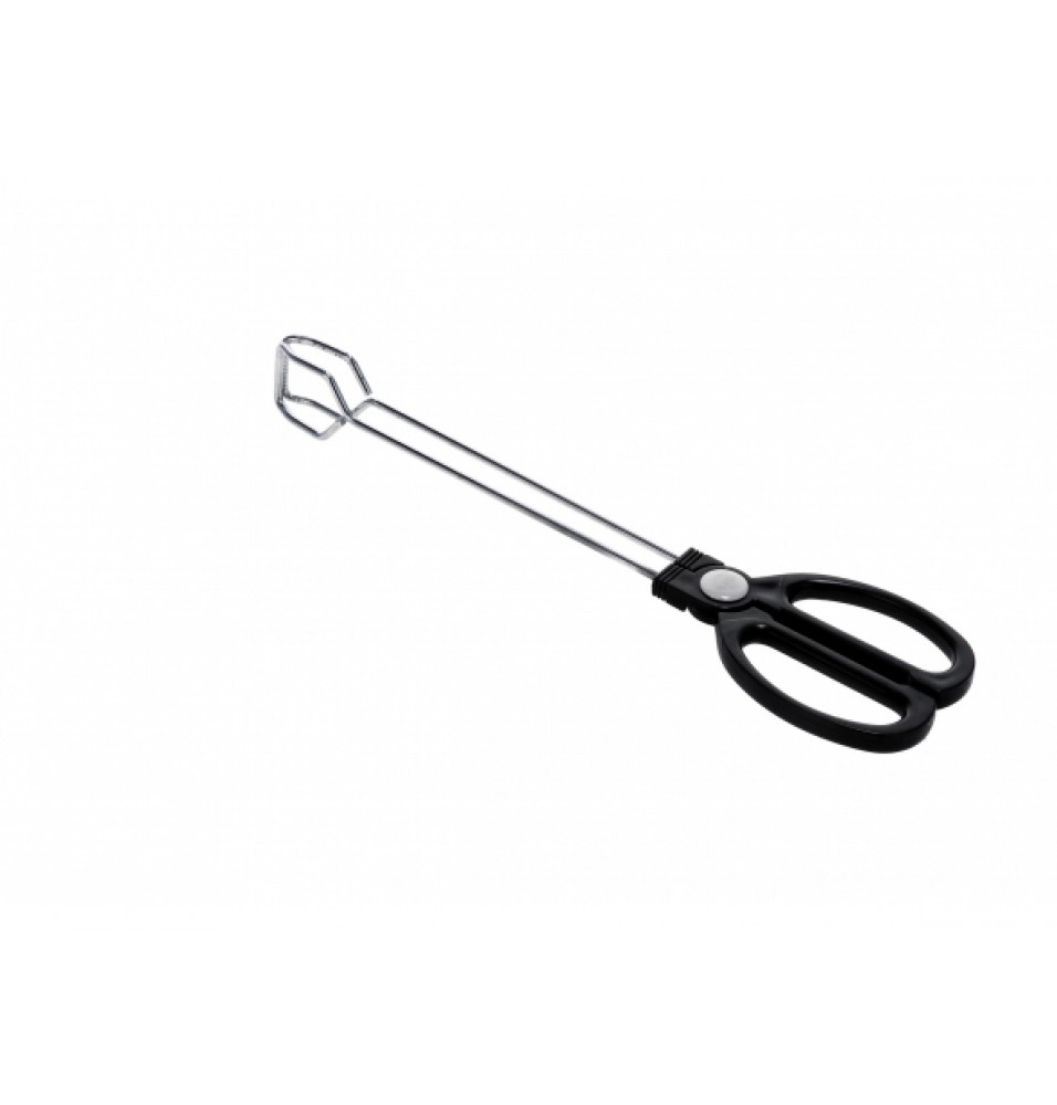 Cleste din inox cu maner din plastic de culoare negru, lungime 315mm