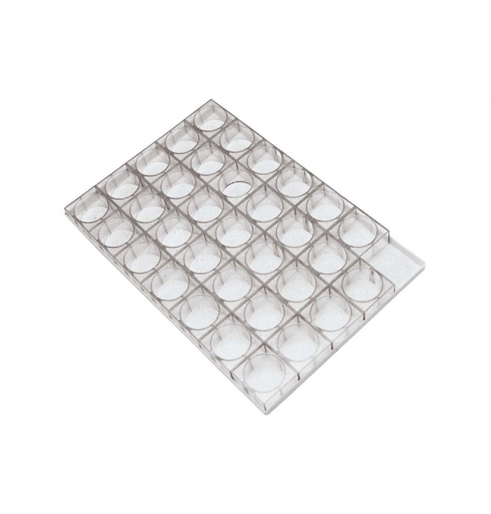 Tava cu forme rotunde, 36 monoportii, extractor