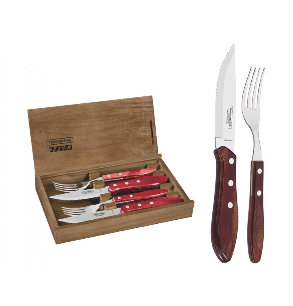 Set 2 furculite, 2 cutite pt friptura