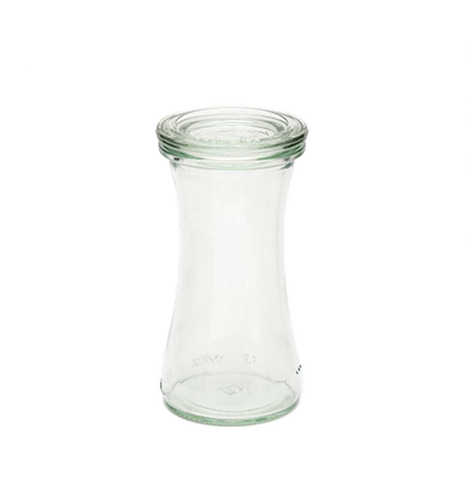 Borcan din sticla si capac, model Delikatessen-Glas, capacitate 110ml, diametru 40mm, inaltime 102mm