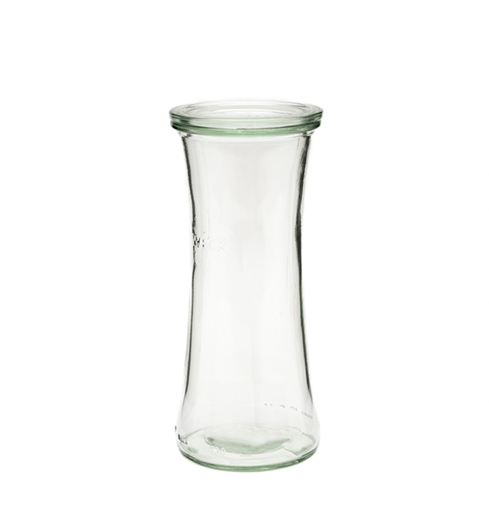 Borcan din sticla si capac, model Delikatessen-Glas, capacitate 730ml, diametru 80mm, inaltime 205mm