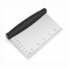 Racleta aluat inox, maner din polipropilena, dimensiuni 160x115mm
