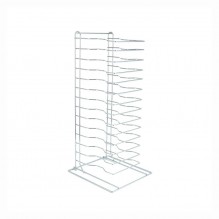 Suport pentru tavi pizza, capacitate 15 tavi, dimensiuni 250x300x710hmm