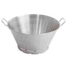 Strecuratoare paste cu baza, conica, cu 2 manere fixe, inox, dimensiune (H mm): 240, diam 500mm, capacitate: 32.5 lt