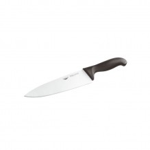 Cutitul bucatarului, cu lama dreapta din inox, maner din polipropilena neagra, lungime lama 200mm