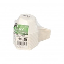 Set 12 boluri Hexagon, biodegradabile, Fingerfood -capacitate 25ml