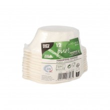 Set 12 boluri Wave, biodegradabile, Fingerfood -capacitate 40ml