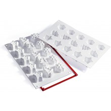 Forma Magic Winter, silicon de culoare alba, dimensiuni 39x49x25mm