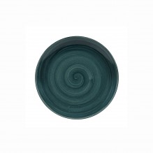 Farfurie Churchill Stonecast Patina Rustic Teal, diametru 288 mm