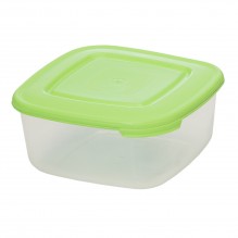 Caserola plastic+capac 1500ml verde