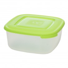 Caserola plastic+capac 2500ml, culoare verde