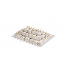 Tava rectangulara pentru expunere prajituri, policarbonat, dimensiuni 235x178x12hmm