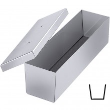 Terina dreptunghiulara, inox, inaltime 70mm