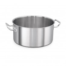 Cratita cu 2 manere, inox cu finisaj satinat, capacitate 4.7 litri, diametru 240mm, inaltime 105mm