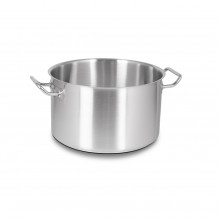 Cratita cu 2 manere, inox cu finisaj satinat, capacitate 22.4 litri, diametru 360mm, inaltime 220mm