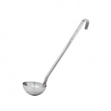 Polonic, inox, capacitate 0.25 litri, diametruetru 100mm, lungime 370mm