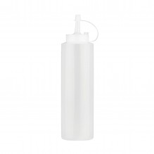 Flacon dozator, capacitate 360ml, culoare alba, polietilena