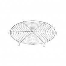 Gratar, rotund, pentru racit dulciuri, otel cositorit, diametru 300mm