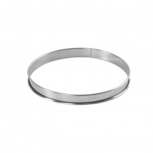 Forma tort, inel inox, dimensiune (H mm): 20, diametru 180mm
