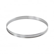 Forma tort, inel inox, dimensiune (H mm): 20, diametru 240mm