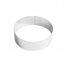 Forma tort, inel, inox, dimensiune (H mm): 60, diametru 180mm