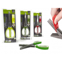 Foarfeca cu lame multiple pentru verdeturi, lungime 220mm, diverse culori