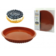 Forma din silicon pentru tarta cu margini ondulate, diametru 260mm, inaltime 30mm