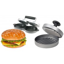 Presa pentru burgeri, impingator din aluminiu turnat, diametrul 115 mm, inaltime 80 mm