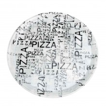 Farfurie pentru pizza, diametru 310 mm, model White&Black, portelan