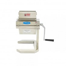 Fragezitor manual pentru carne cu 2 role, 37 lame/rola, inox, dimensiuni utile 175x25mm