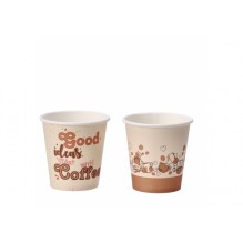 Set 50 de pahare de unica folosinta din carton, capacitate 90ml