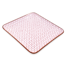 Platou patrat din ceramica, 200X200XH20 mm